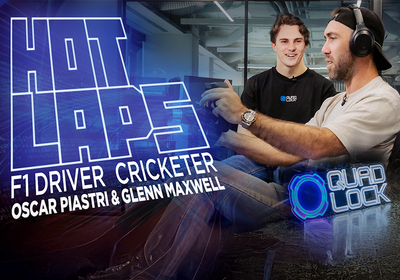 Imagen: Oscar Piastri & Glenn Maxwell Go Head-to-Head in Quad Lock Hot Laps